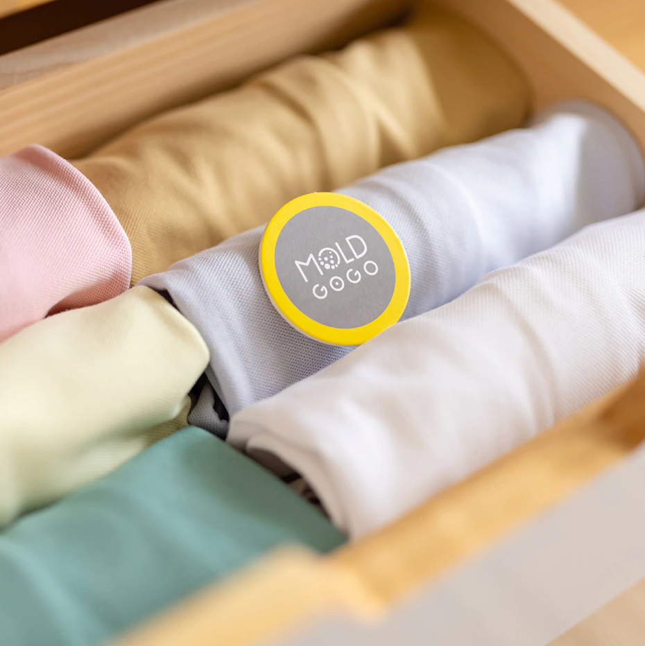 【1秒防霉】 MoldGoGo防霉吊卡花磚款15入+大圓卡15入(顏色隨機)