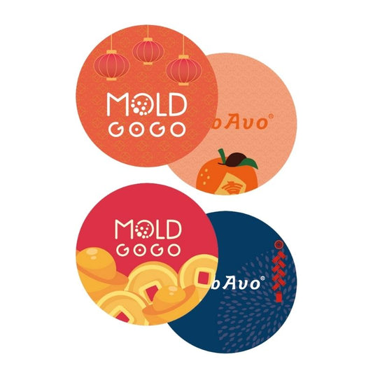 【新年限定】MoldGoGo香氛大圓卡2片組-茉莉花香(顏色隨機)