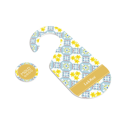 MoldGoGo防霉吊卡 花磚風格款-愉悅金針