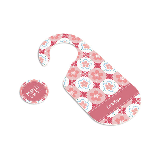 MoldGoGo防霉吊卡 花磚風格款-甜萌櫻花