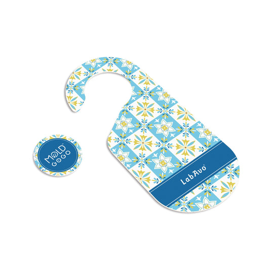 MoldGoGo防霉吊卡 花磚風格款-恬淡水仙