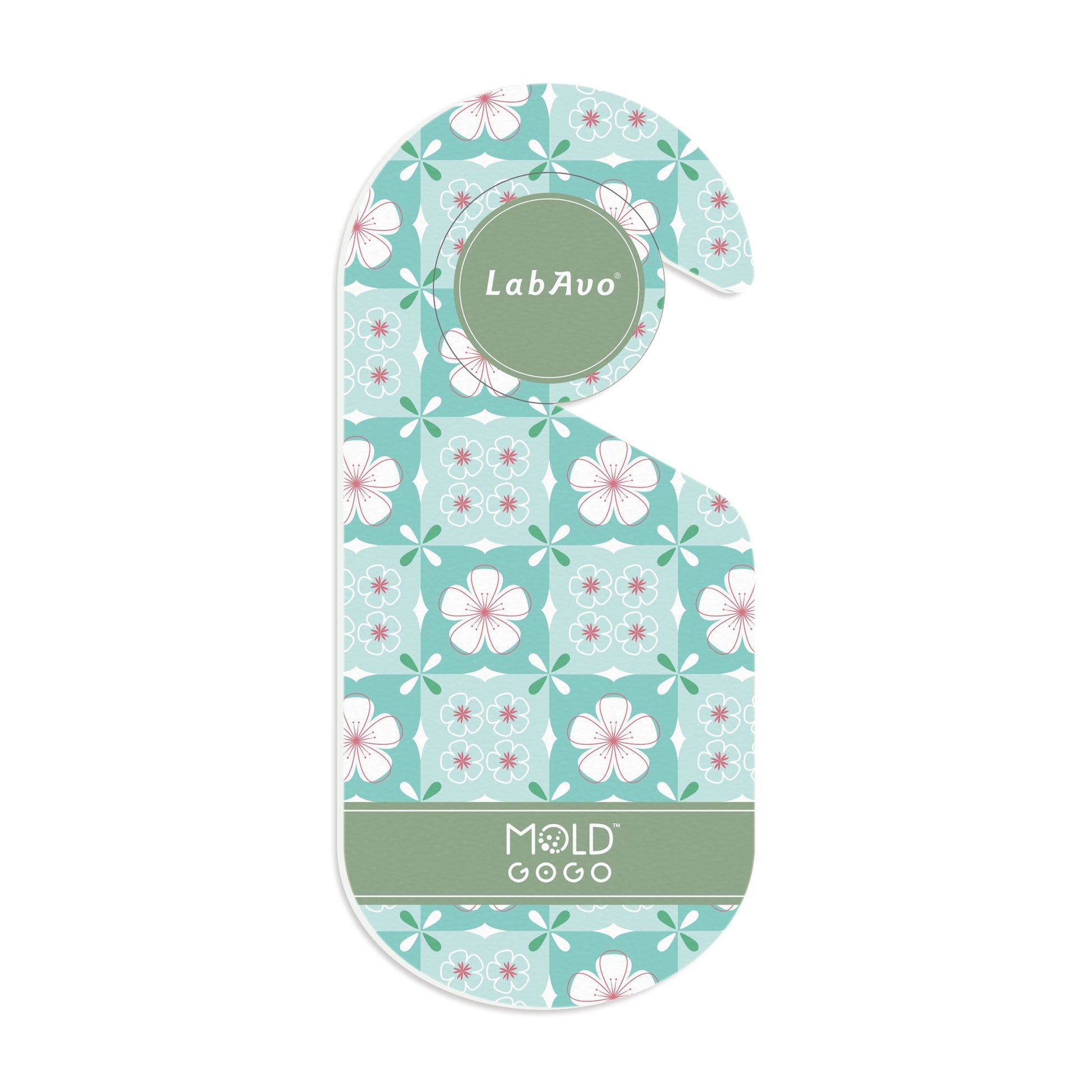 MoldGoGo防霉吊卡 花磚風格款-舒心油桐