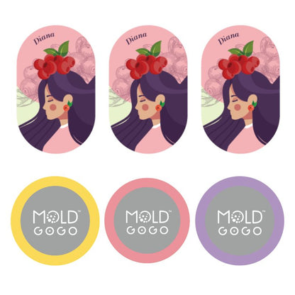 【私密衣櫃防霉抑菌】Diana貼身衣物抑菌卡3片+MoldGoGo大圓卡3片