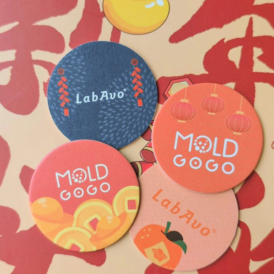 【新年限定】MoldGoGo香氛大圓卡2片組-茉莉花香(顏色隨機)