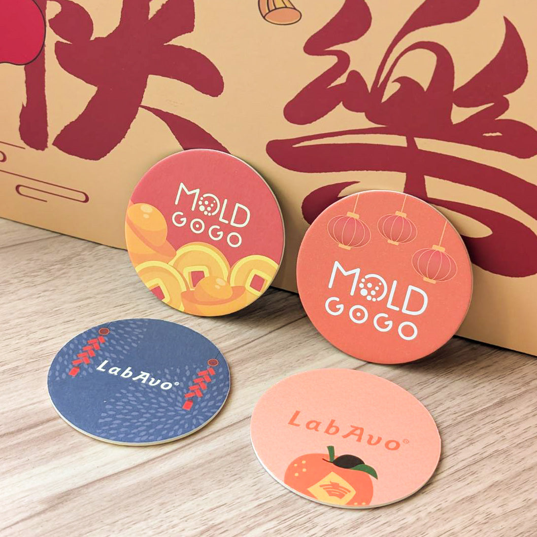 【新年限定】MoldGoGo香氛大圓卡2片組-茉莉花香(顏色隨機)